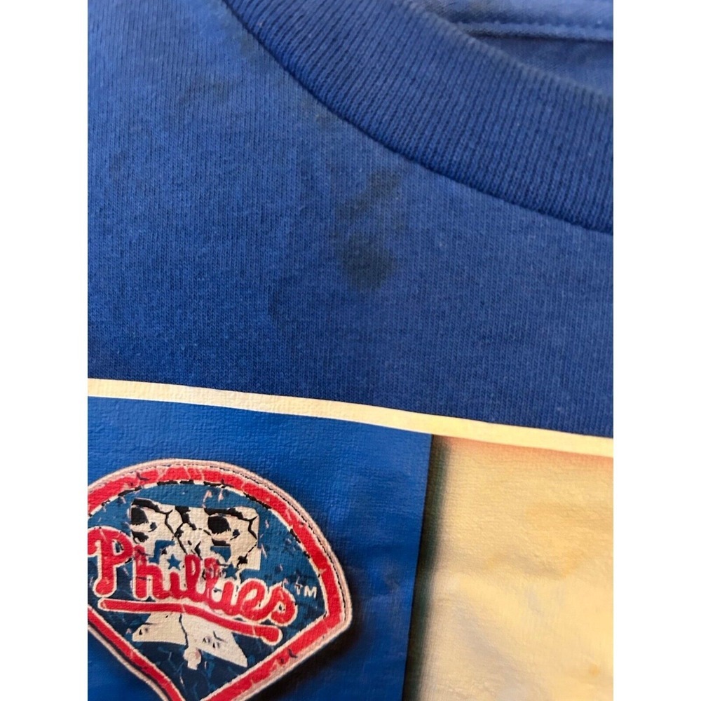 Phillies‎ Vintage Delta Pro Weights T-Shirt - Picture 3 of 4